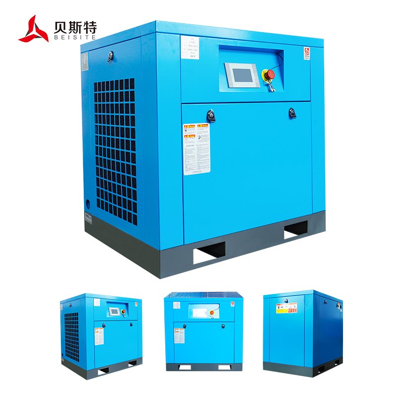 7.5kw 10hp Screw air Compressor Rotary Screw Type air Compressors with Dryer and tank