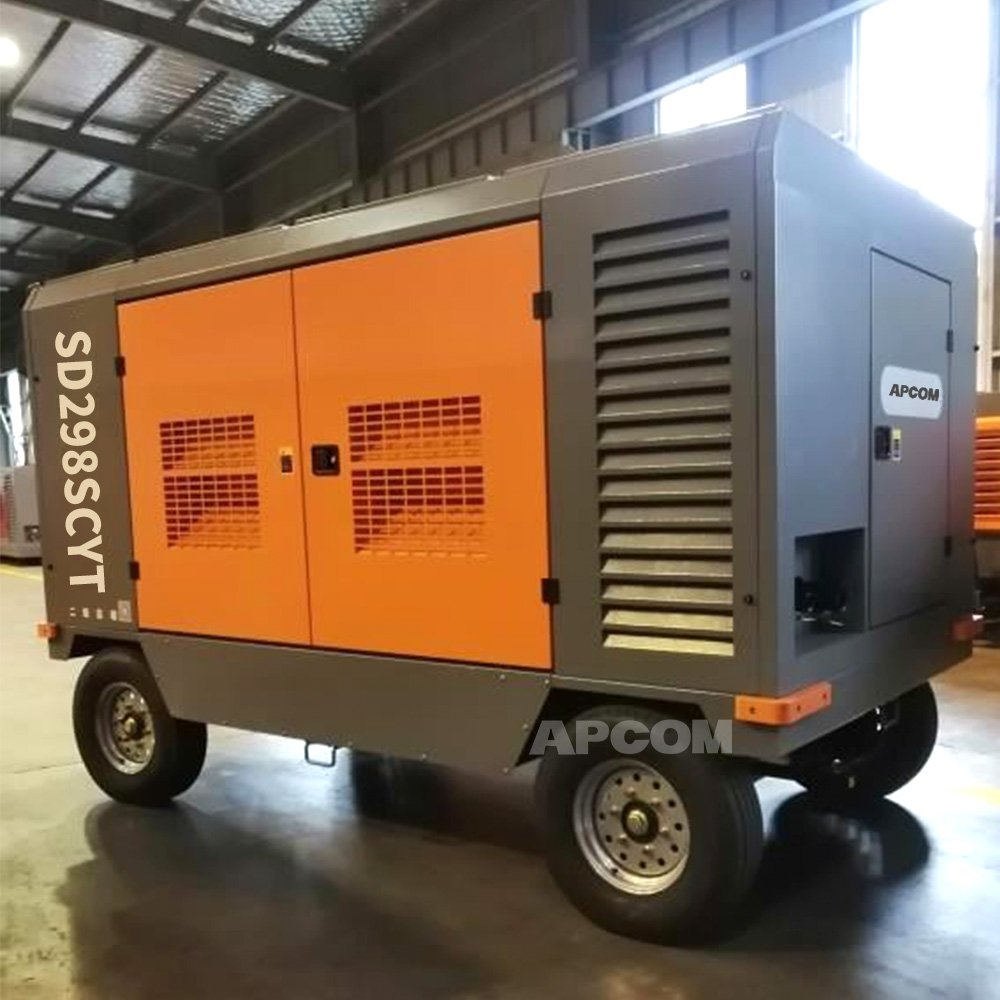 29m3/min 24bar 1000cfm Cummins Mining air Compressor 24 bar 1000 Cfm Cummins diesel Engine Screw air Compressor Price Compresor
