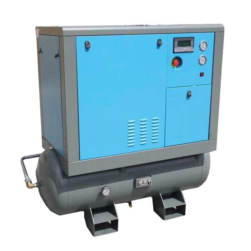 10HP 7KW Screw Air Compressor With Dryer 300L Tank Manufacturers,Customized Models Professional Silent Machine