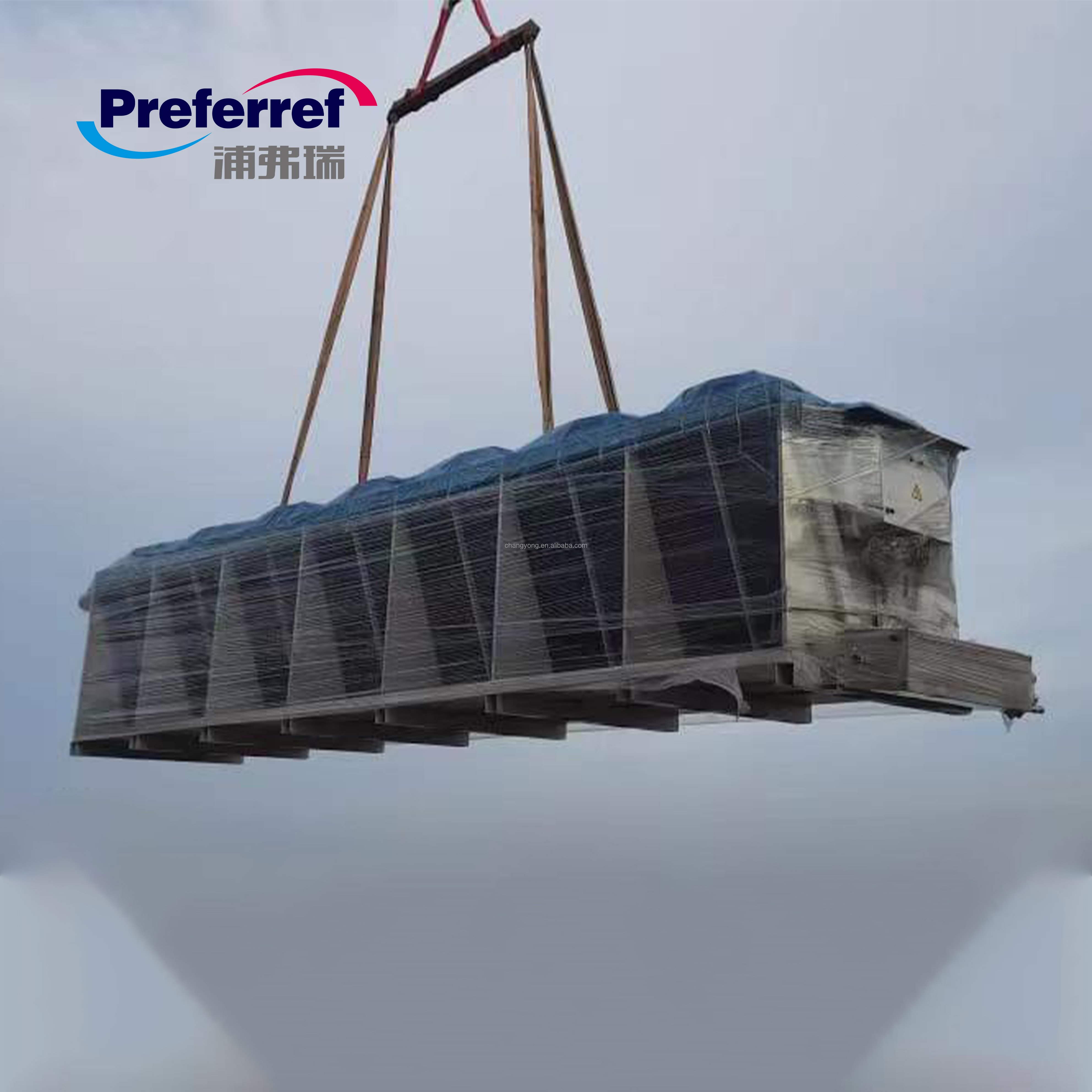 2025 Hot Sales Fin Tube Heat Exchangers Water Glycol 2000KW Dry Cooler for Immersion Cooling System