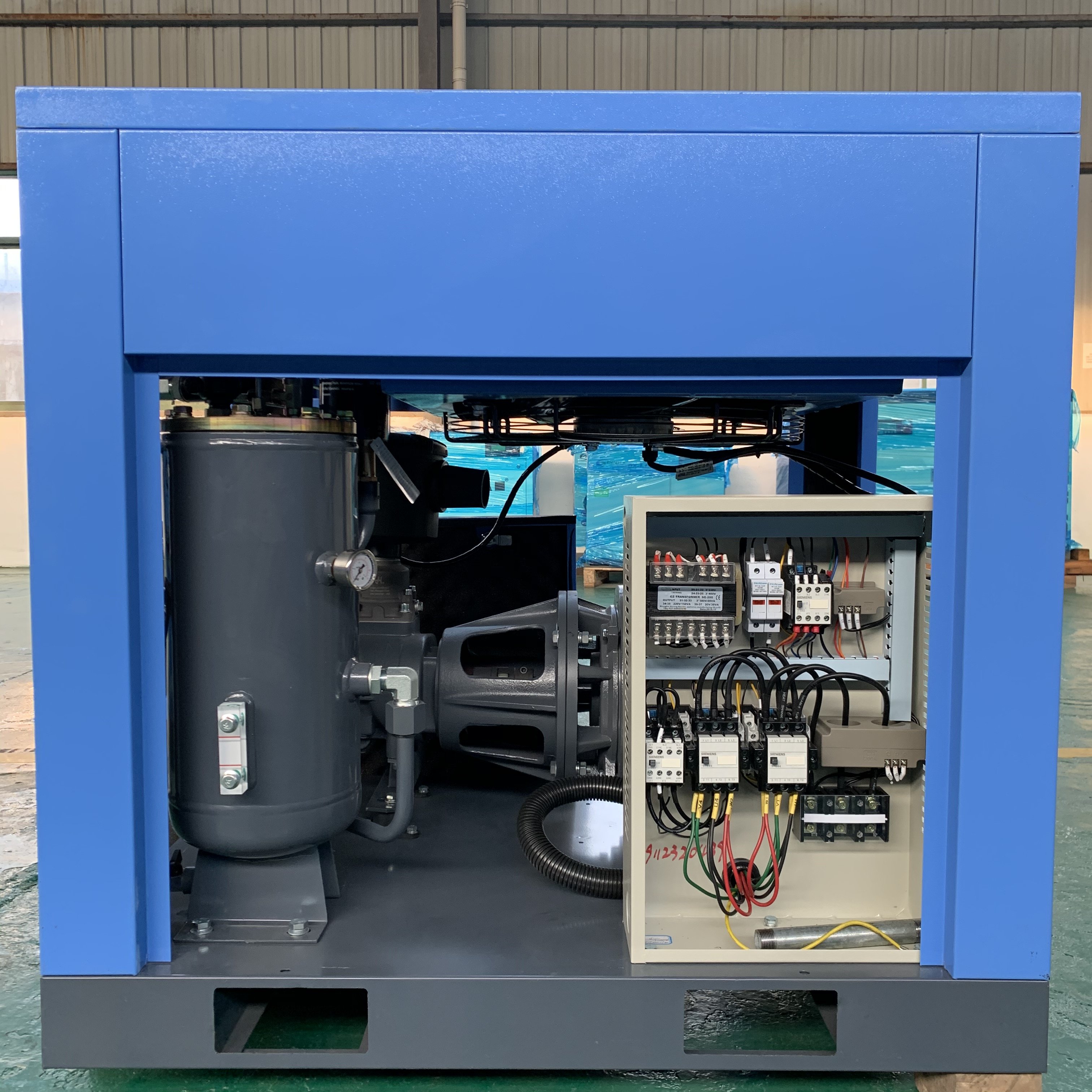 FUCAI Rotary Type 15kw 20 hp Screw air Compressor for air Blower Machine
