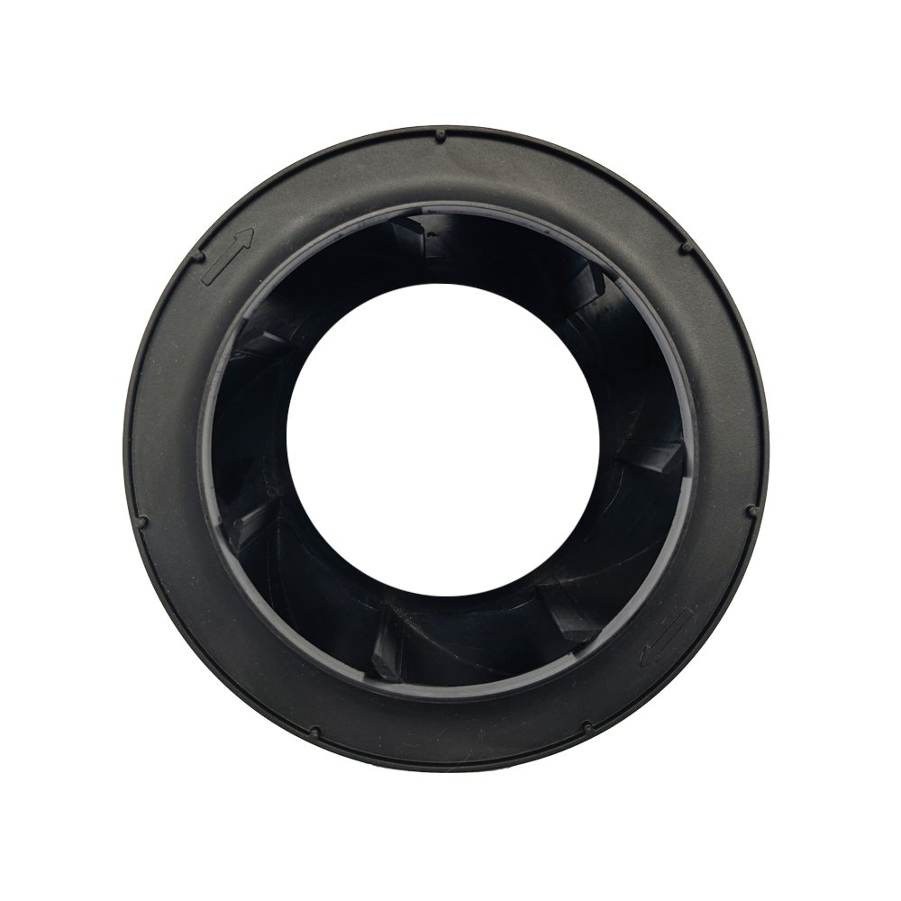 175mm AC EC 253CFM Pa66 Backward Curved Centrifugal Impeller Radial Blower Fan with Ball Bearing for Duct Ventilation