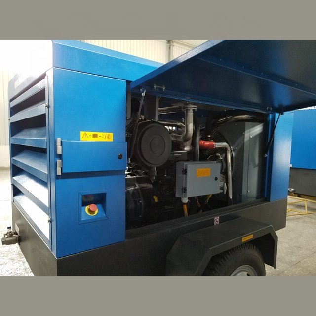 Liutech LUY110-10 Diesel Pneumatic Rotary Screw air Compressor for Water Well Drilling Compact in Sale