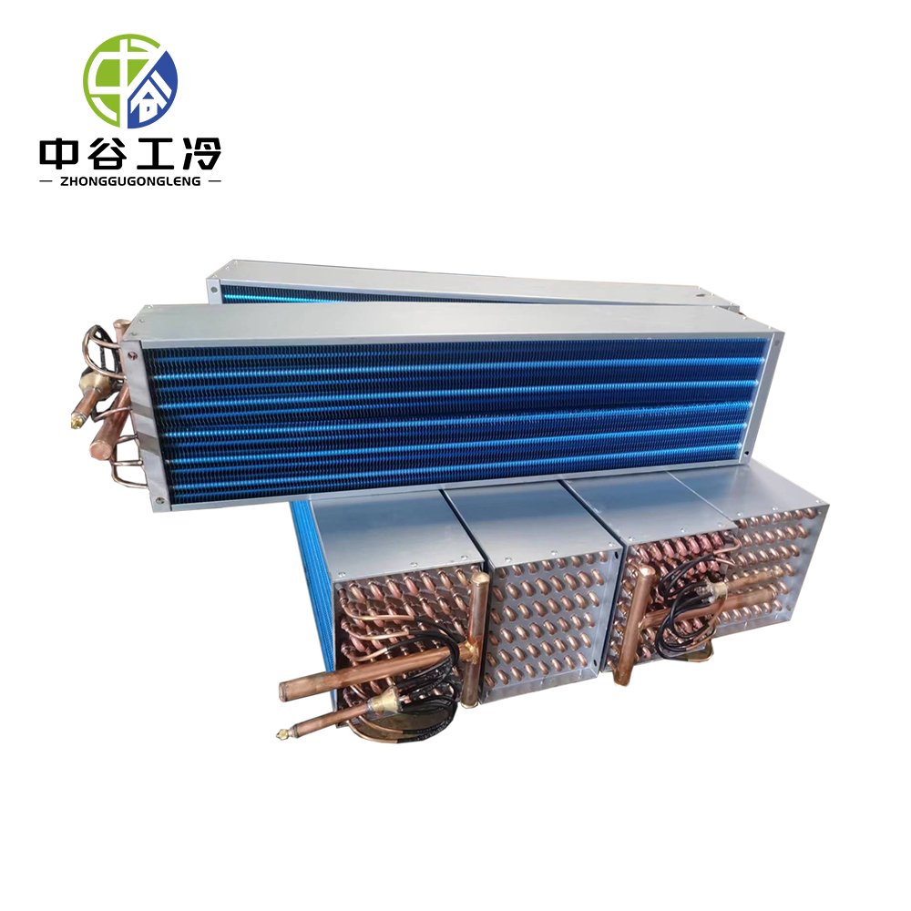 SUS316 Stainless Steel Tube with Aluminum Fin Condenser Evaporator and Air Water Coil Heat Exchanger