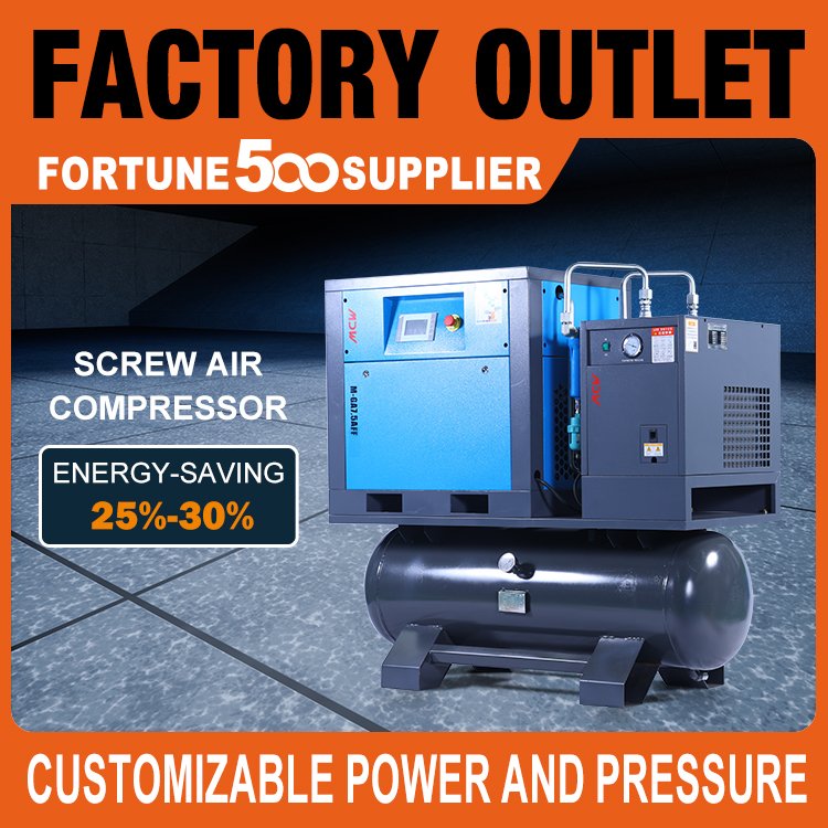 High Quality with Direct Drive Motor Fixed Speed Screw Compressors for Industrial Integrated air Compressor