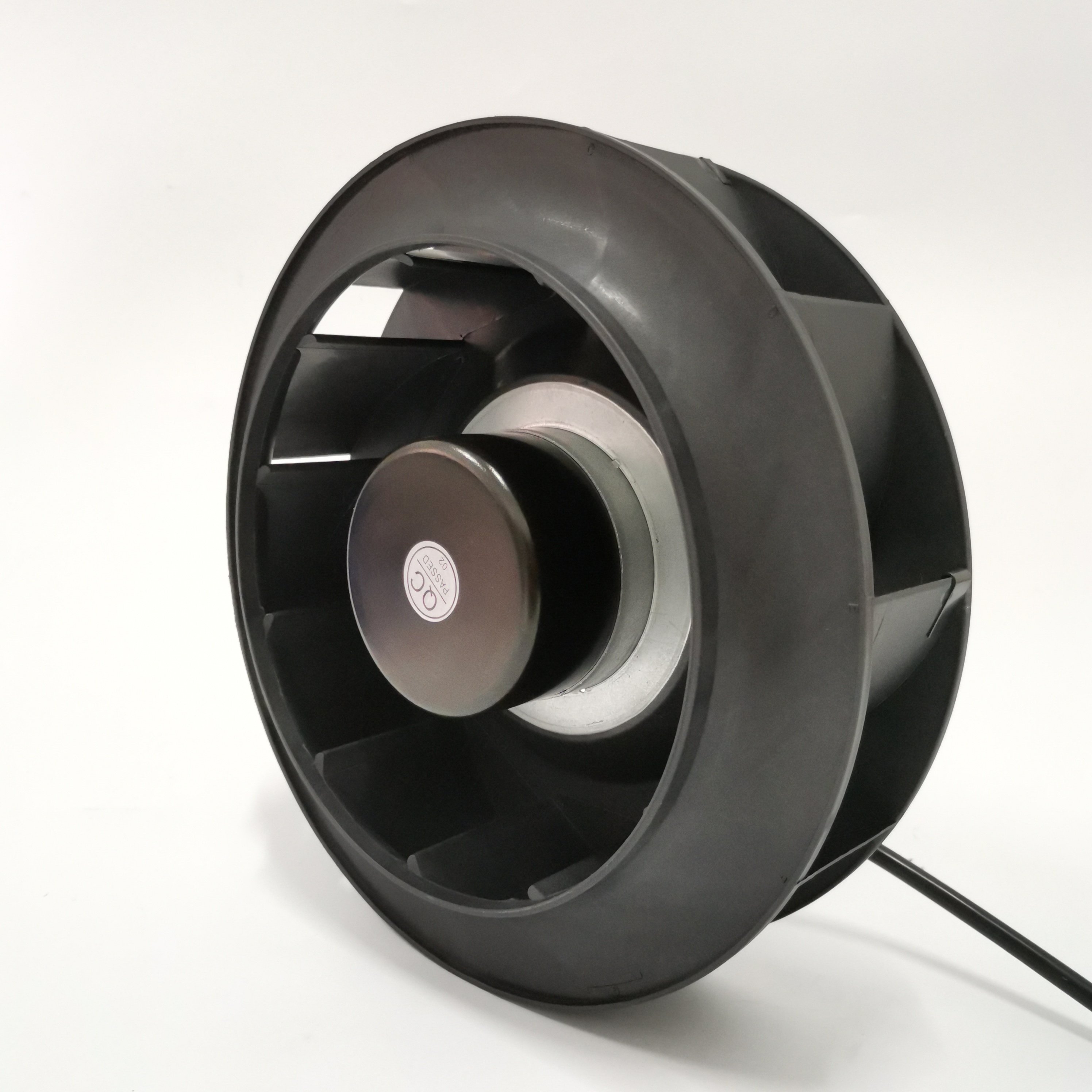 JEEK 24v 48v 190mm 0-10v Pwm 2950rpm Plastic Blade Control Backward Smoke Exhaust Centrifugal Fans Blowers