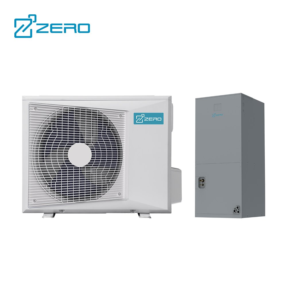 ZERO Latam 60Hz 16 Seer Side Discharge Condenser Unit Air Handler Cooling and Heating R410a Light Commercial Air Conditioner