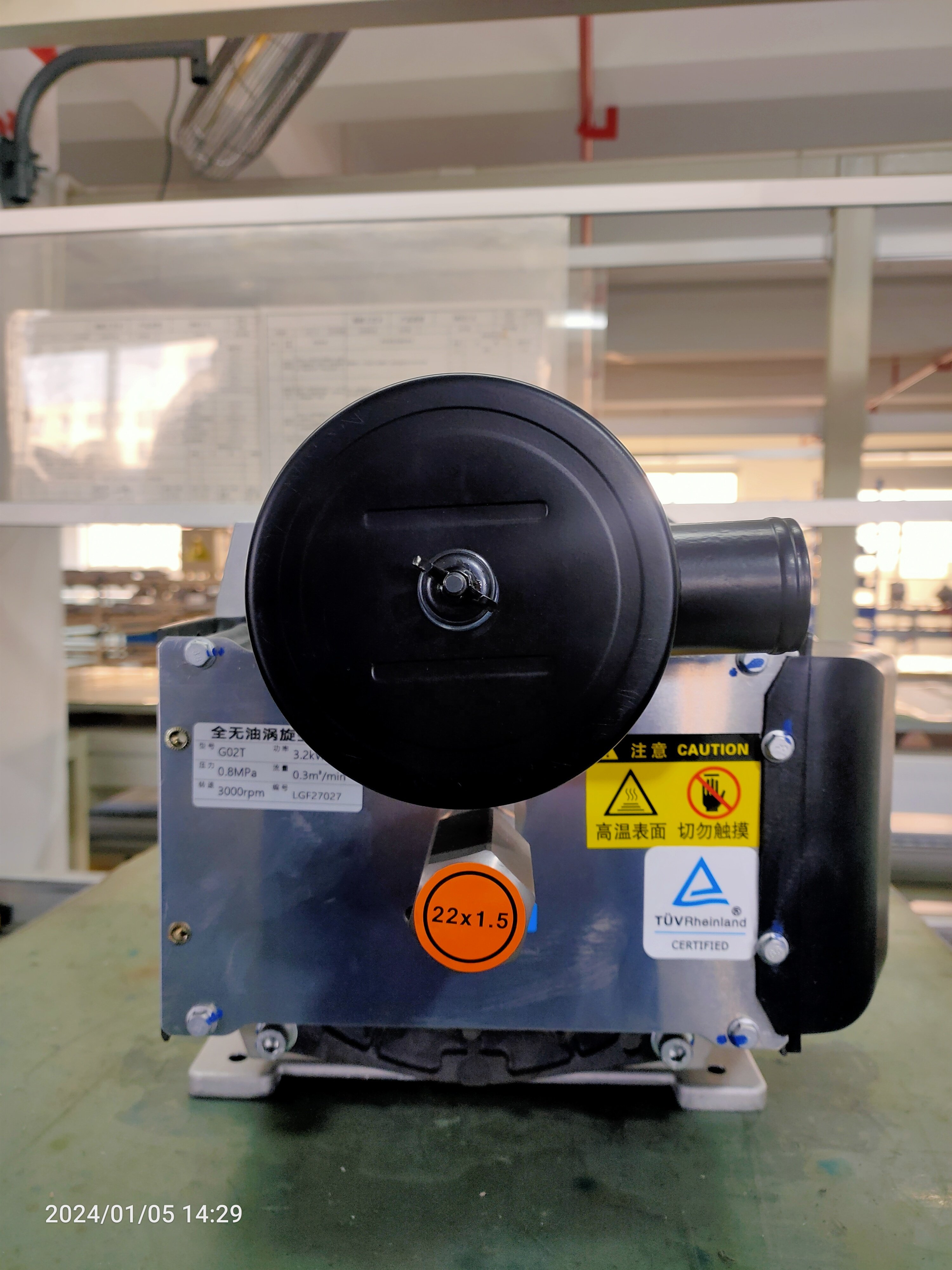 3.0 KW 4 HP 8 bar Factory Supply Industrial Aluminum Alloy Oil Free Scroll air Compressors