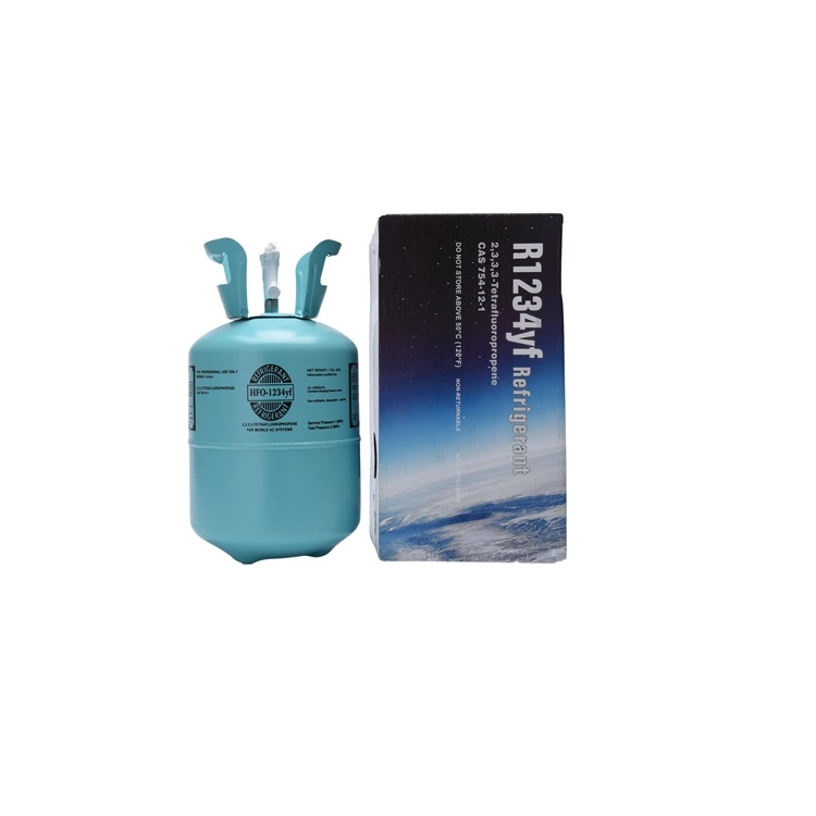Hot Sale 10kg High Industrial R1234YF Gas 99.9% Pure Air Conditioning Cooling Hydrocarbon & Derivatives Rapid Delivery