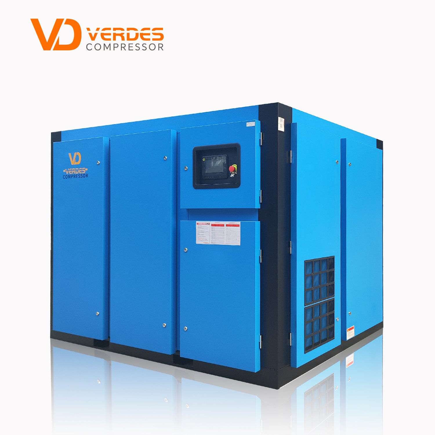 22kw 30kw 45kw 55kw 75kw 90kw 110kw 132kw 160kw 2 Stage Screw air Compressor 8 bar 10 bar Two Dual Stage Screw air Compressor