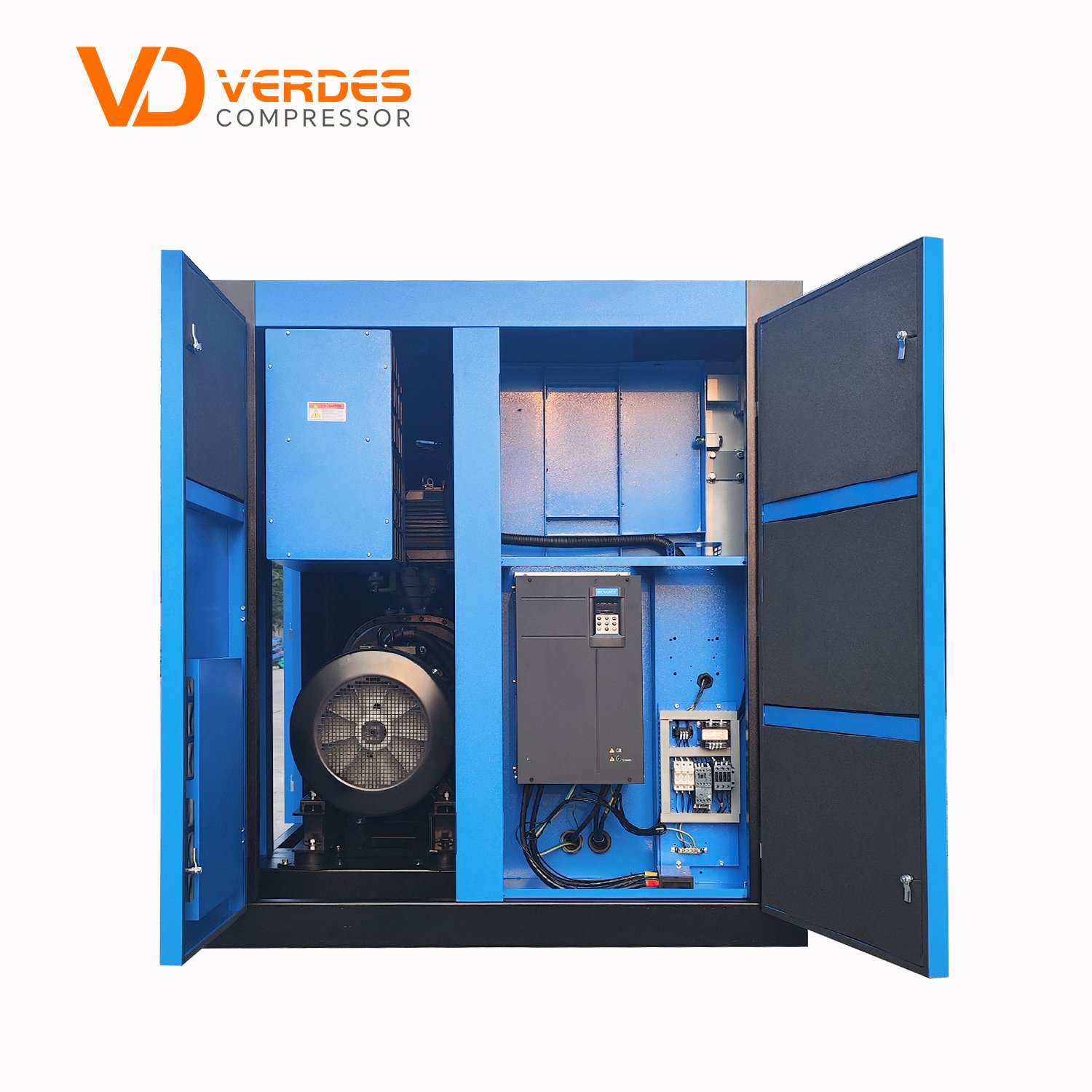 22kw 30kw 45kw 55kw 75kw 90kw 110kw 132kw 160kw 2 Stage Screw air Compressor 8 bar 10 bar Two Dual Stage Screw air Compressor