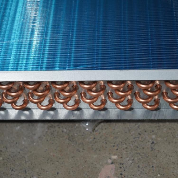 Benrun Corrugated Tube and Aluminum Fin Condenser Heat Exchanger for Water to air Cooling System