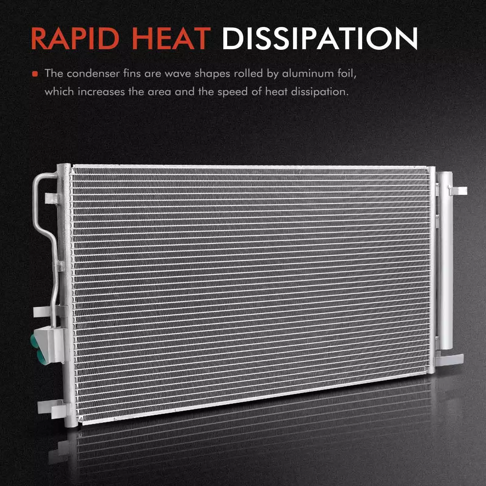 Car Conditioner for Hyundai K4 1.8 Auto Air Conditioner Condenser 97606-D1000