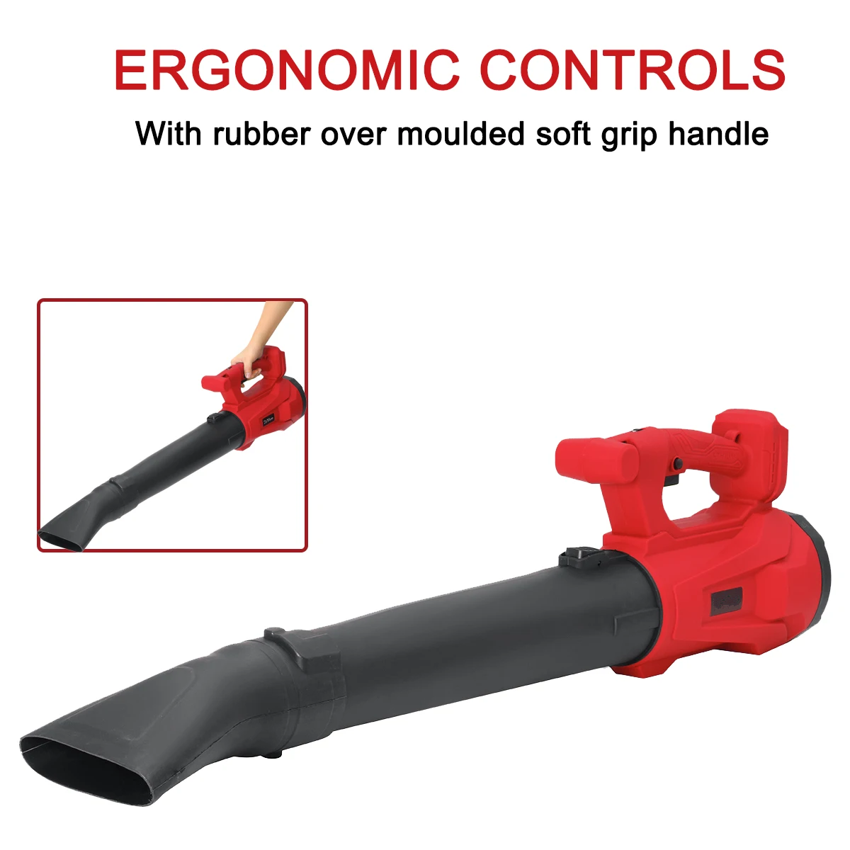 Portable 21V Li-ion Garden Blowing Machine Rechargeable Wireless Cleaning Blower Mini Turbo Air Blower for Air Leaves Electric