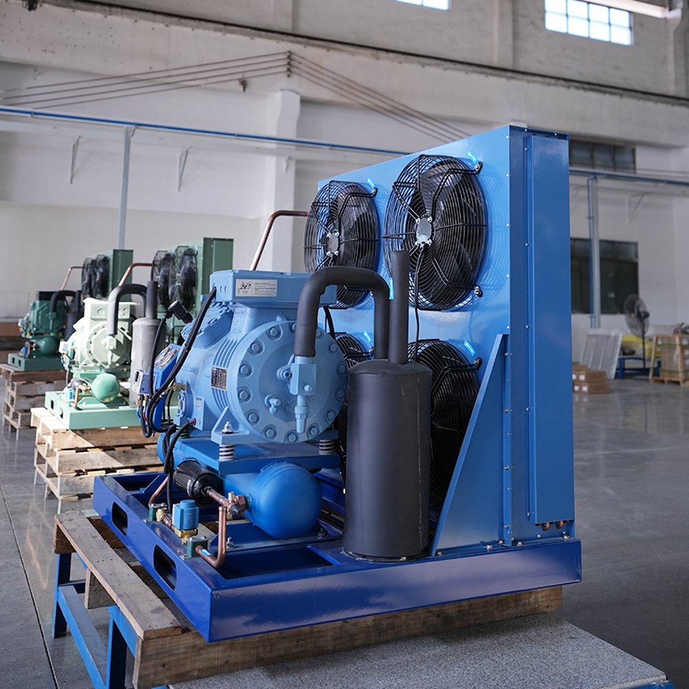 New Arrival Industrial Emerson Compressor Condensing Unit Energy Saving R410a Used Cold Room with Motor Gear Core Components