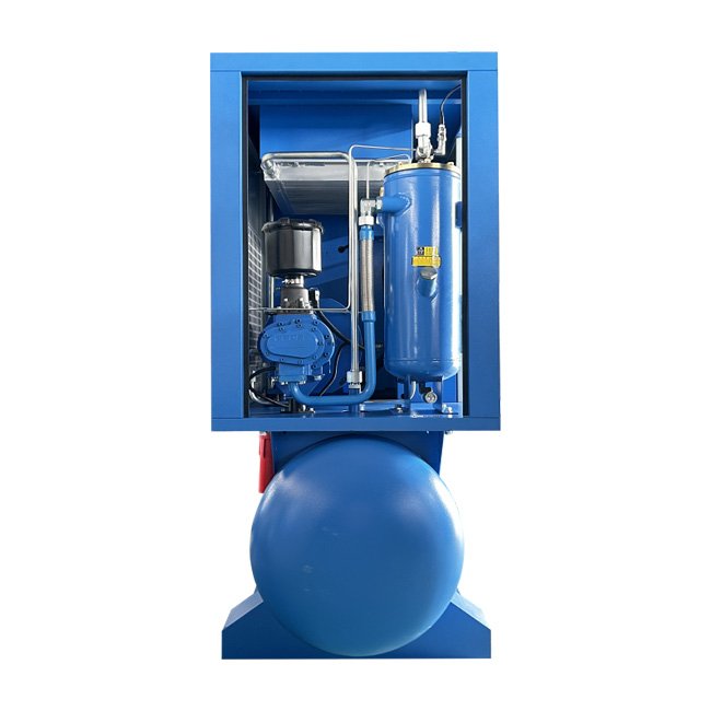In One Screw Air Compressor Dedicated to Fiber Laser Cutting Variable Frequency 22kw Energy Saving All 30hp Stationary 1 Set