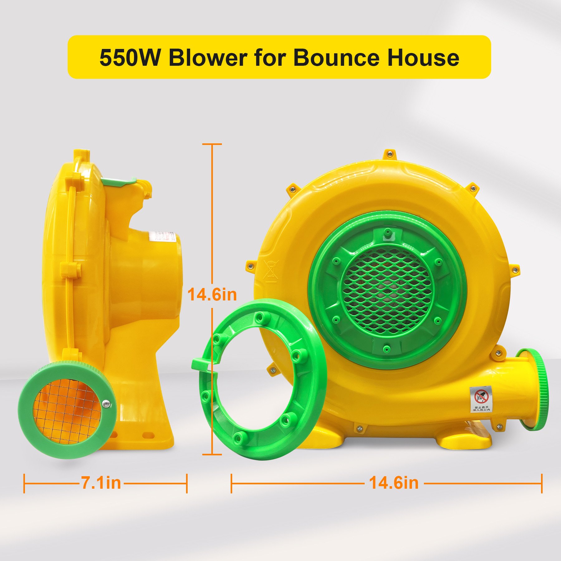 Novelty Function High Performance Inflatable Blower 220V/127V 60Hz Multi Voltage air Blower for Inflatable Bouncer