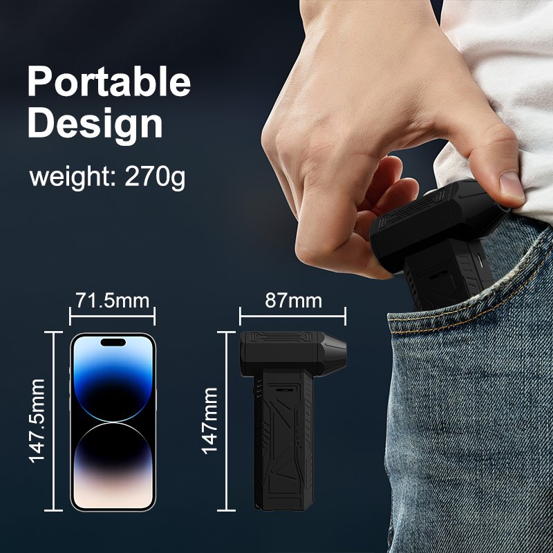 Wholesale 130000 RPM Air Duster Mini Turbo Jet Fan Mini Handheld Portable Powerful Blower for Home and Car Cleaning