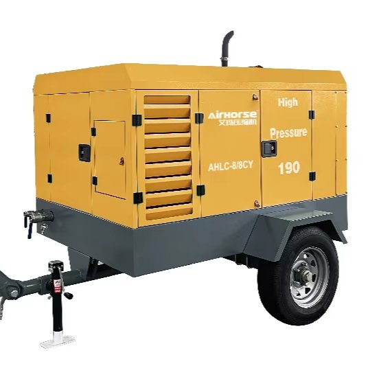 Factory Direct Sales AHLC13/8CY 13bar Diesel Engine Screw Air Compressors For Mining Use