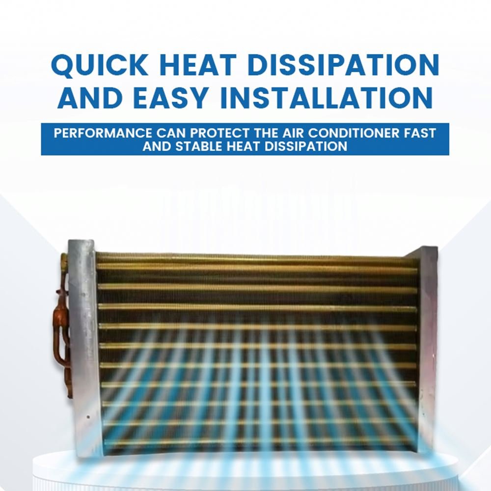 Industrial Air Conditioner Cooler Copper Fin Industrial Air Conditioner Refrigeration Air Cooler Condenser