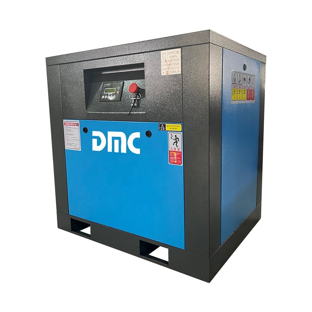 Electric Silent Oil Free 7.5kw 10HP Rotary Screw air Compressor air Cooling Silent air Compressors Industrial Compressors