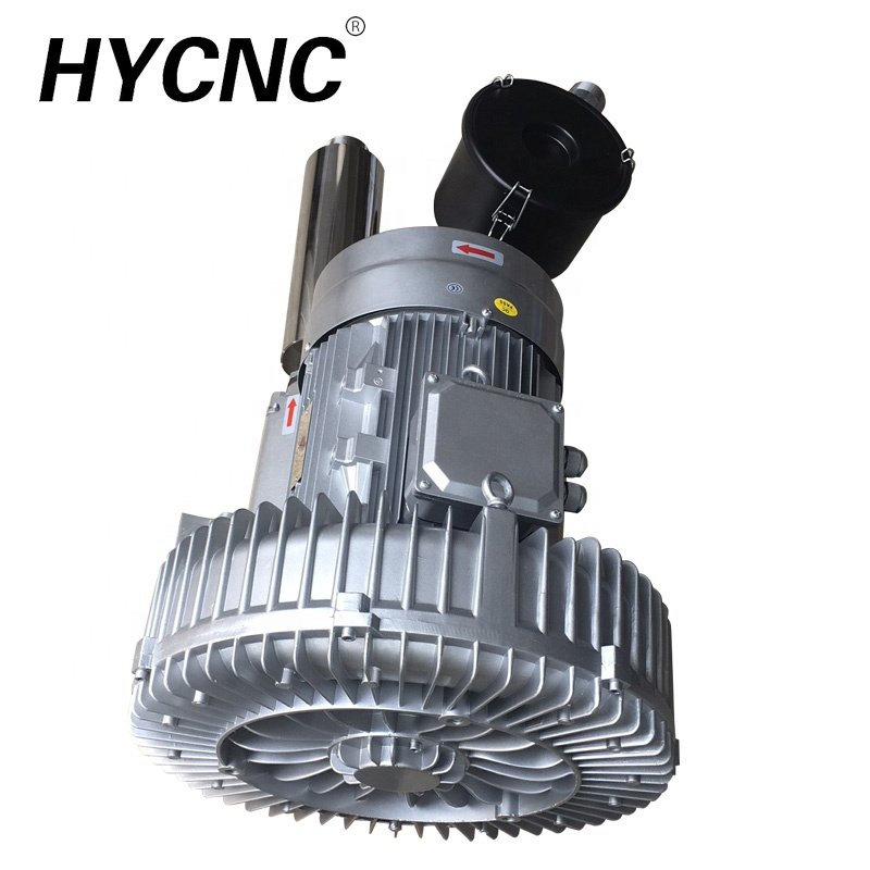 5.5kw 3 Phase 380v 10hp Industrial Air Vacuum Pump Cnc Table Hold Down Wooden Router High Pressure Blower for Run Machine