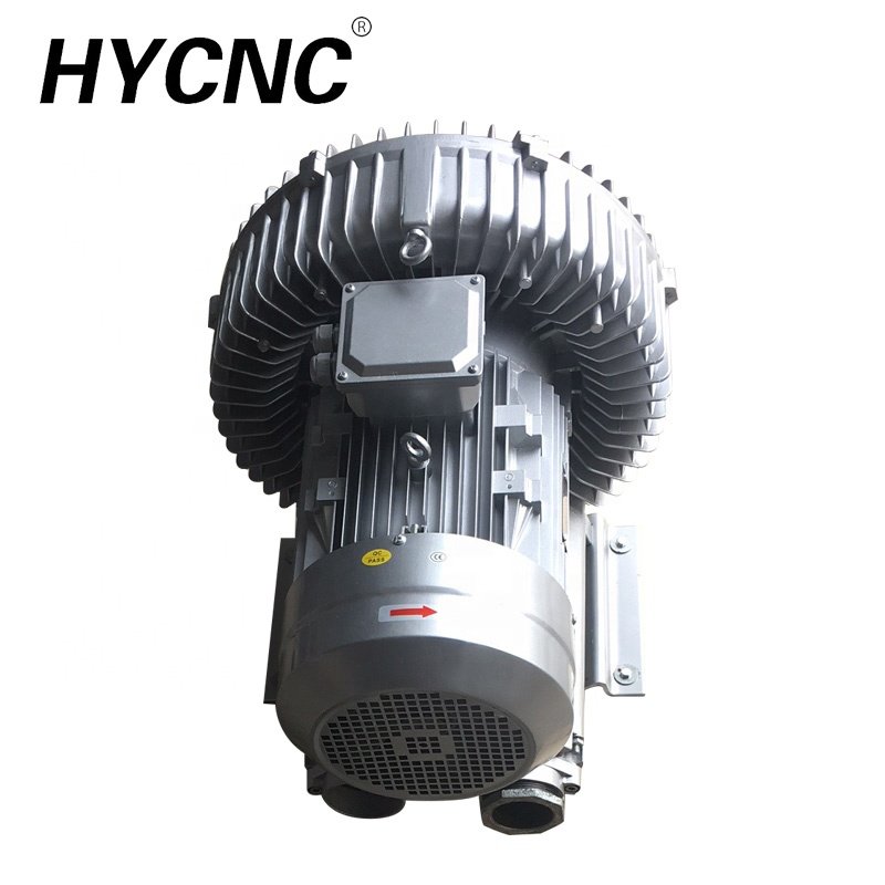 5.5kw 3 Phase 380v 10hp Industrial Air Vacuum Pump Cnc Table Hold Down Wooden Router High Pressure Blower for Run Machine