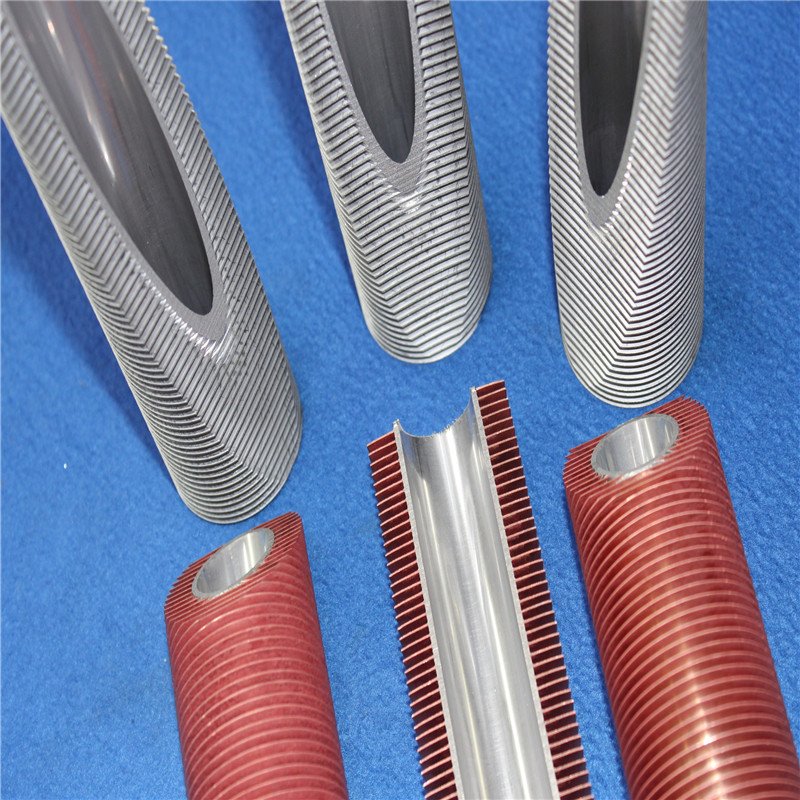 Aluminum Gas Boiler Laser Welded Heat Exchanger Laser Welded Finned Tubes Heat Exchange for Solar Water Heating