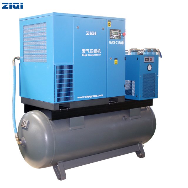 Wholesale China Brand Factory Price 7.5kw 16bar Full Feature Screw air Compressor with tank for Laser Machine