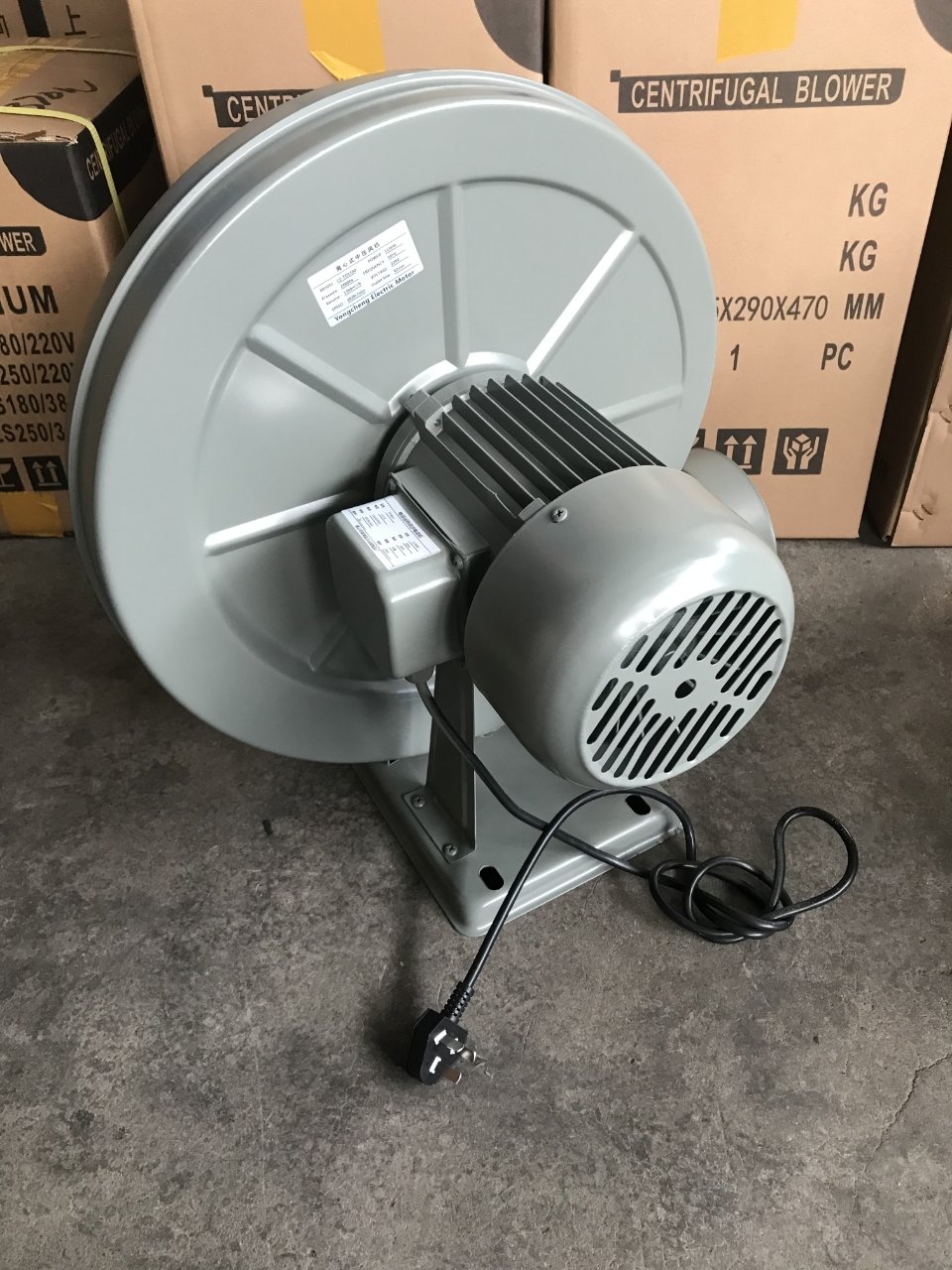 Medium Pressure Centrifugal 900W 220/380V Blower for Laser Engraving Machine, Vacuuming, Dust Collection, Debris Collection