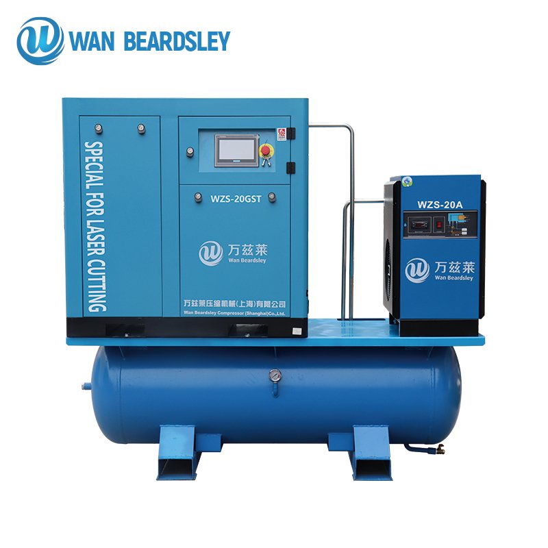 15kw 16bar High-pressure Integrated Screw air Compressor for Laser Cutting Industry