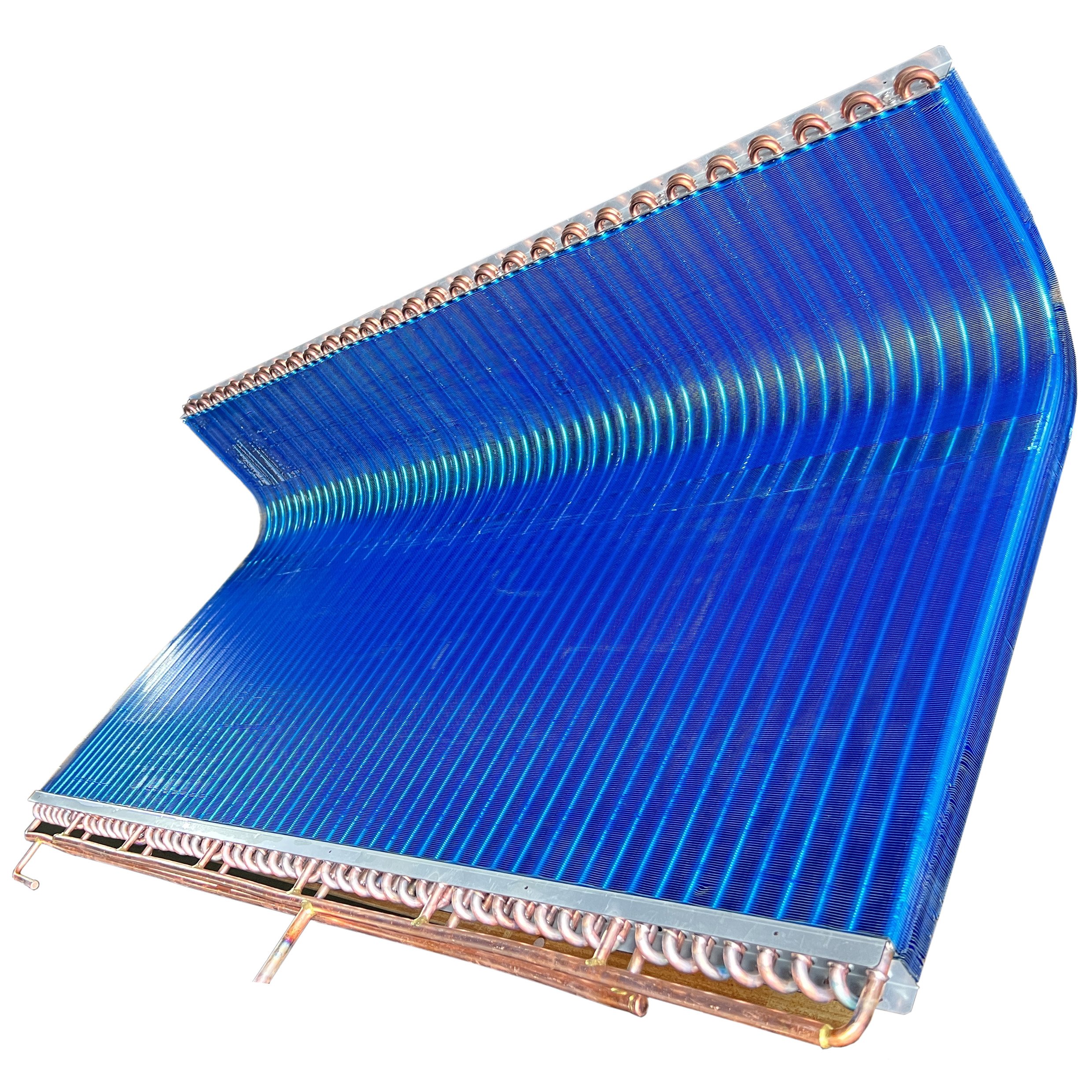 U Shape Evaporator for air Conditioning Equipment Cooling System Fin Tube Heat Exchanger