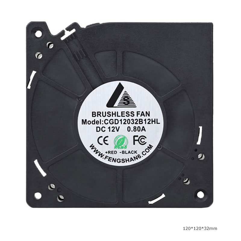 12032 120MM 12V 24V 48V DC Brushless 120mm Centrifugal Blower Fan