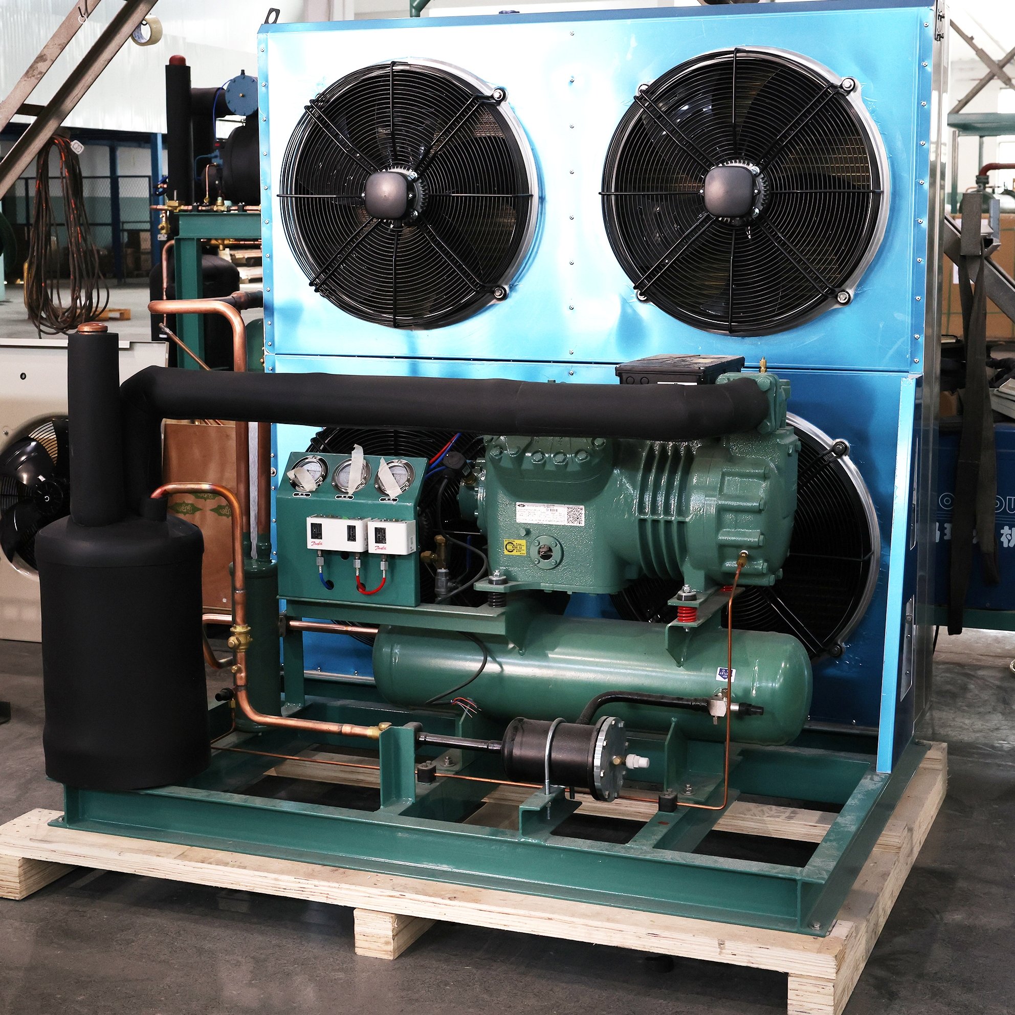 High Quality 2hp 3hp 5hp 15hp Refrigeration System Freezer Air-cooled Condensing Unit