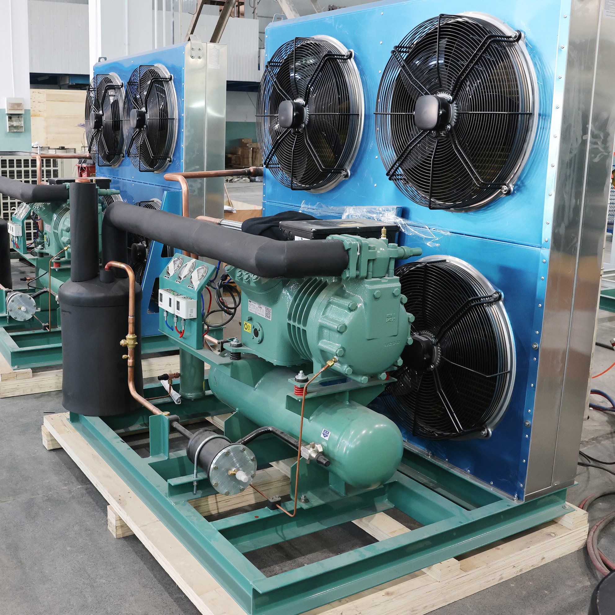 High Quality 2hp 3hp 5hp 15hp Refrigeration System Freezer Air-cooled Condensing Unit