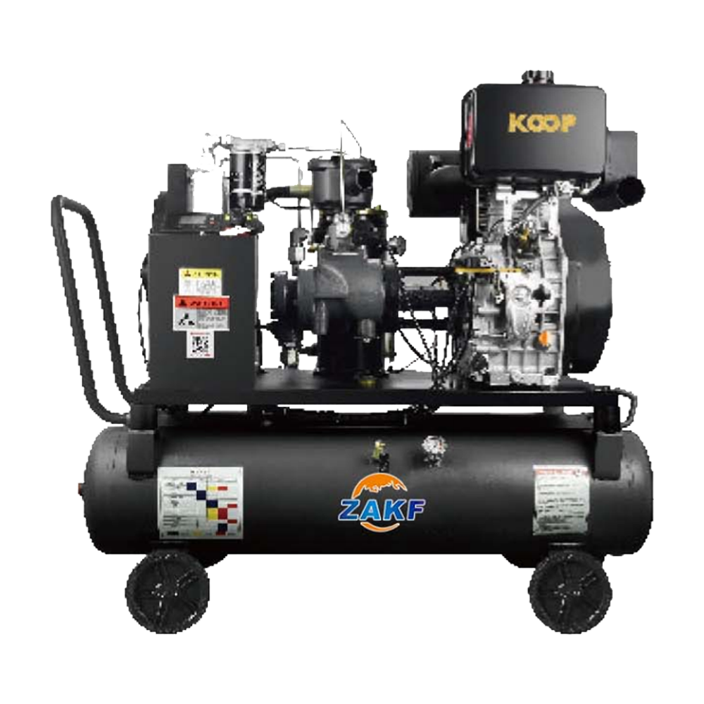 ZAKF 2.2/3/4/5.5kw PM VSD 220V50Hz Industrial All In One Portable Mini Mobile Rotary Micro Painting Screw Air Compressor