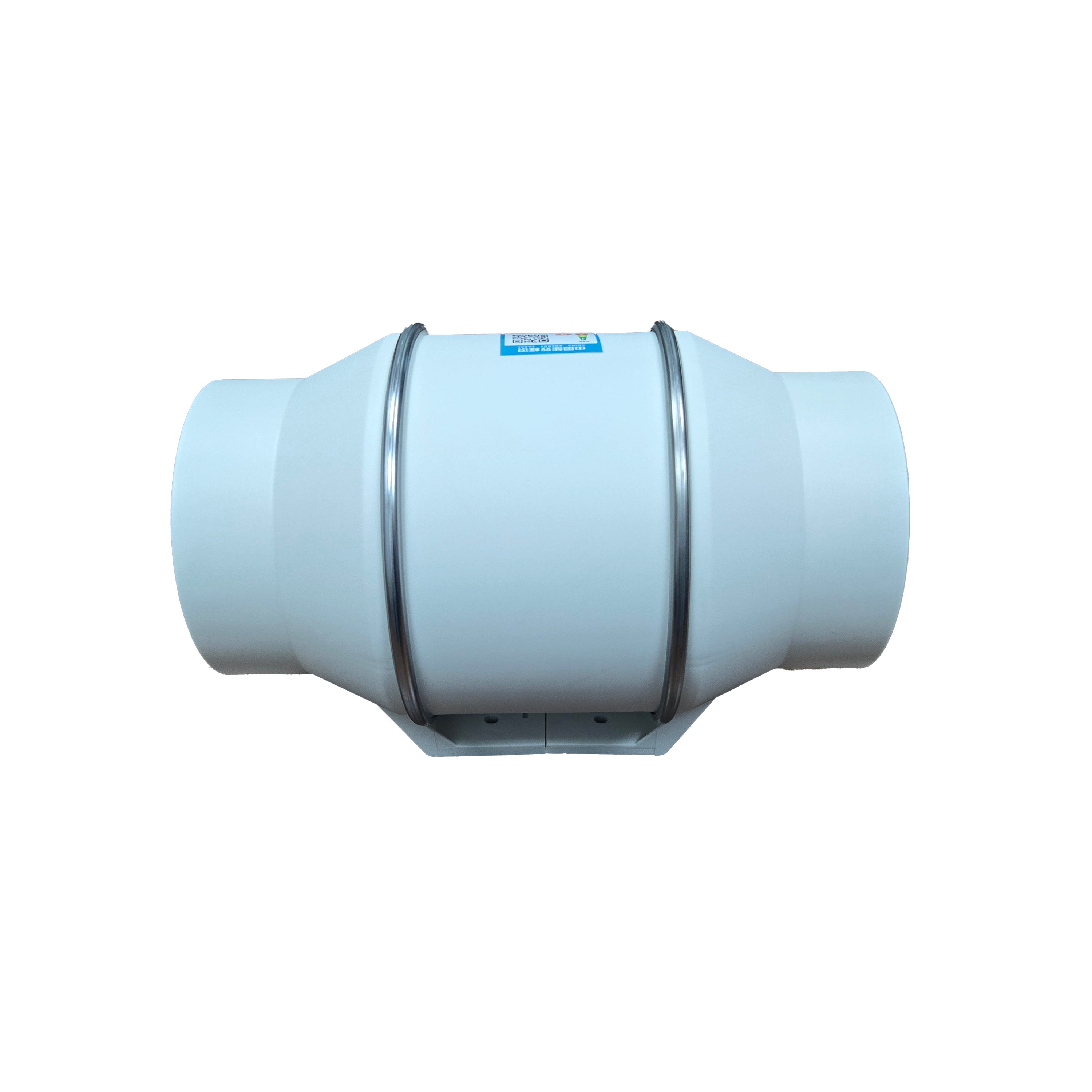 Inline Booster Fan 6 Inch 110-240V 250CFM Axial Mixed Flow Duct Fan for Office Restaurant Manufacturing Plant Hotel