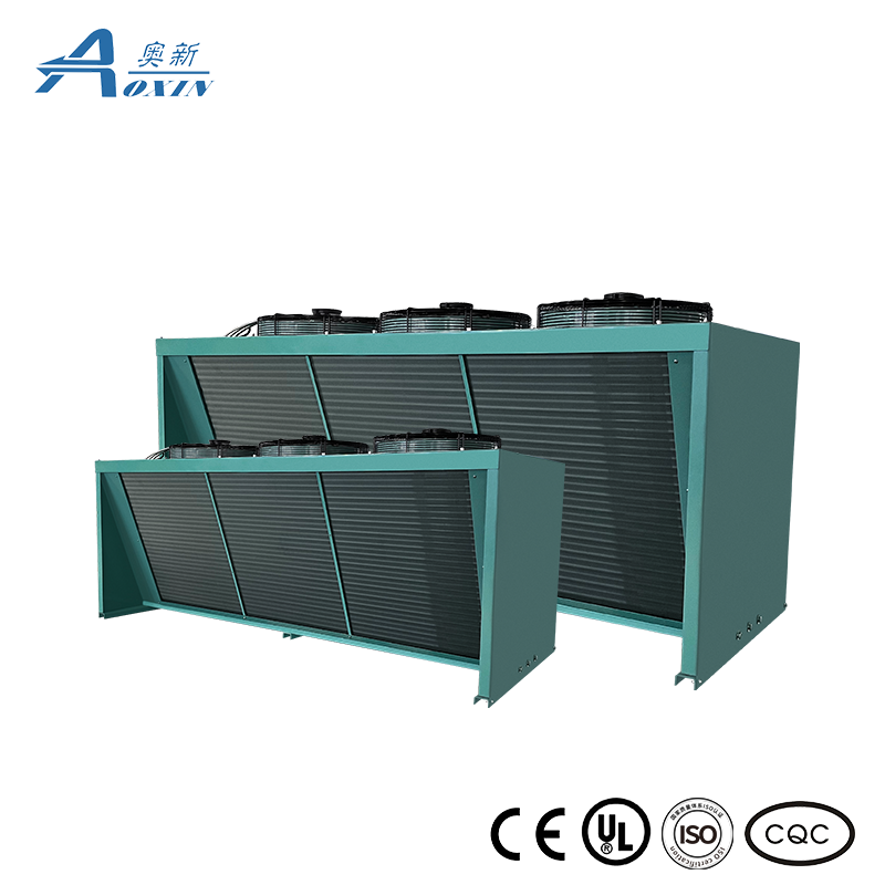 V-type Air-cooled Condenser Heat Exchange Area 200 Flat Fnv Condenser for Cold Storage Room