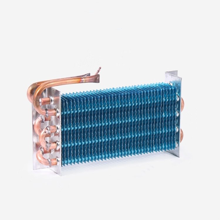 Suitable for Supermarket Freezer Food Cabinet Evaporator Coil air Cool Condenser Aluminum Foil Copper Tube Heat Exchanger