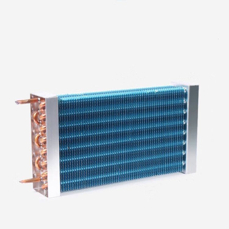 Suitable for Supermarket Freezer Food Cabinet Evaporator Coil air Cool Condenser Aluminum Foil Copper Tube Heat Exchanger