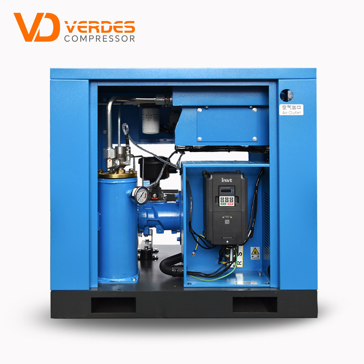 VERDESAIR Compressor air Mini 10hp 20hp 30hp Electric Compressor Industrial Compressor air Screw Machines to Paint