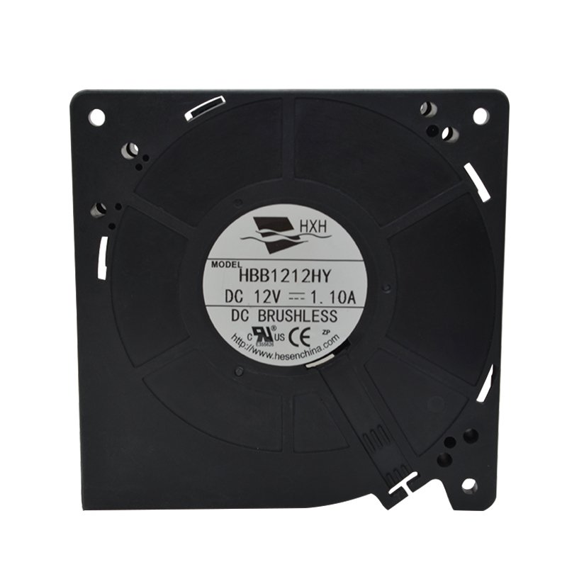 High Air Flow Dc Axial Blower Fan 120mm 12v Centrifugal Fan CE Large Plastic Car Screwing Radial Fan High Performance PBT CN;GUA