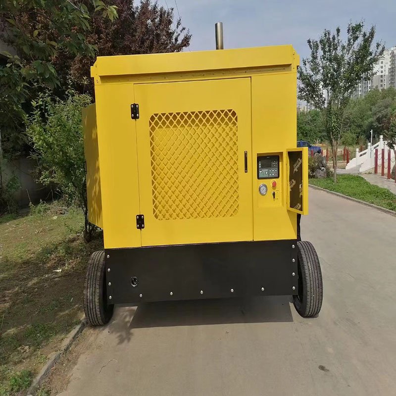 60KW Hot Selling Product Single-compression Diesel Mobile Screw Air Compressor