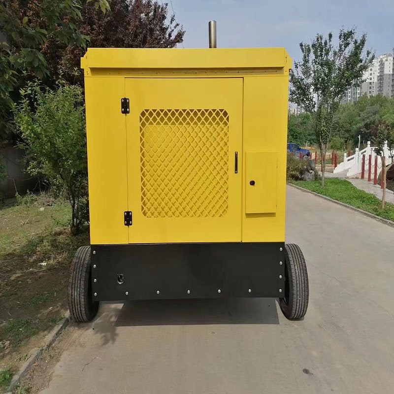60KW Hot Selling Product Single-compression Diesel Mobile Screw Air Compressor