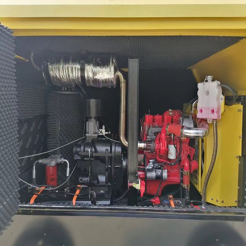 60KW Hot Selling Product Single-compression Diesel Mobile Screw Air Compressor