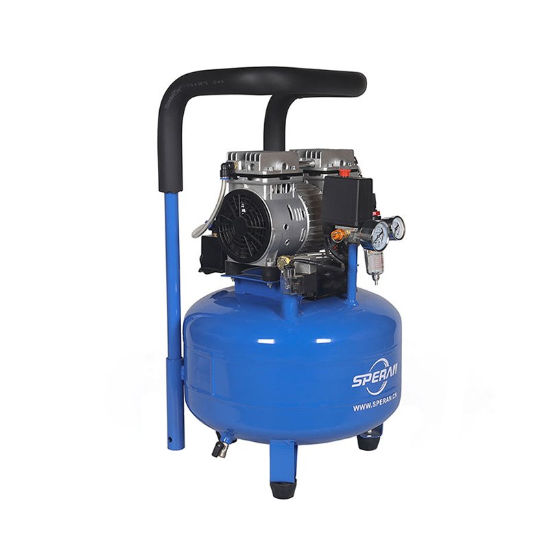 SPERAN Mini Portable Upright Standing Quiet Silent Medical Oil Free Dental Air Compressor
