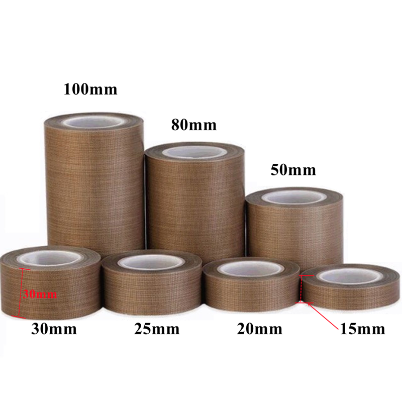 Fiberglass Fabric Self Adhesive High Temperature 0.13mm 0.18mm PTFE Film Tape