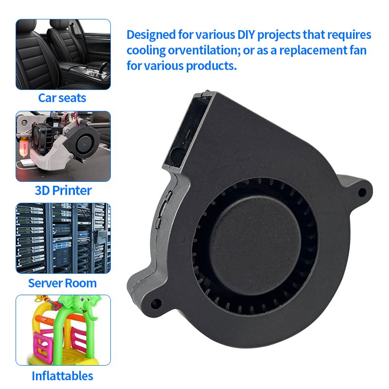 5015 Model 50x50x15mm Dc 12v Soundless Aroma Diffuser Electronic Device Blower Ps4 Cooling Fan