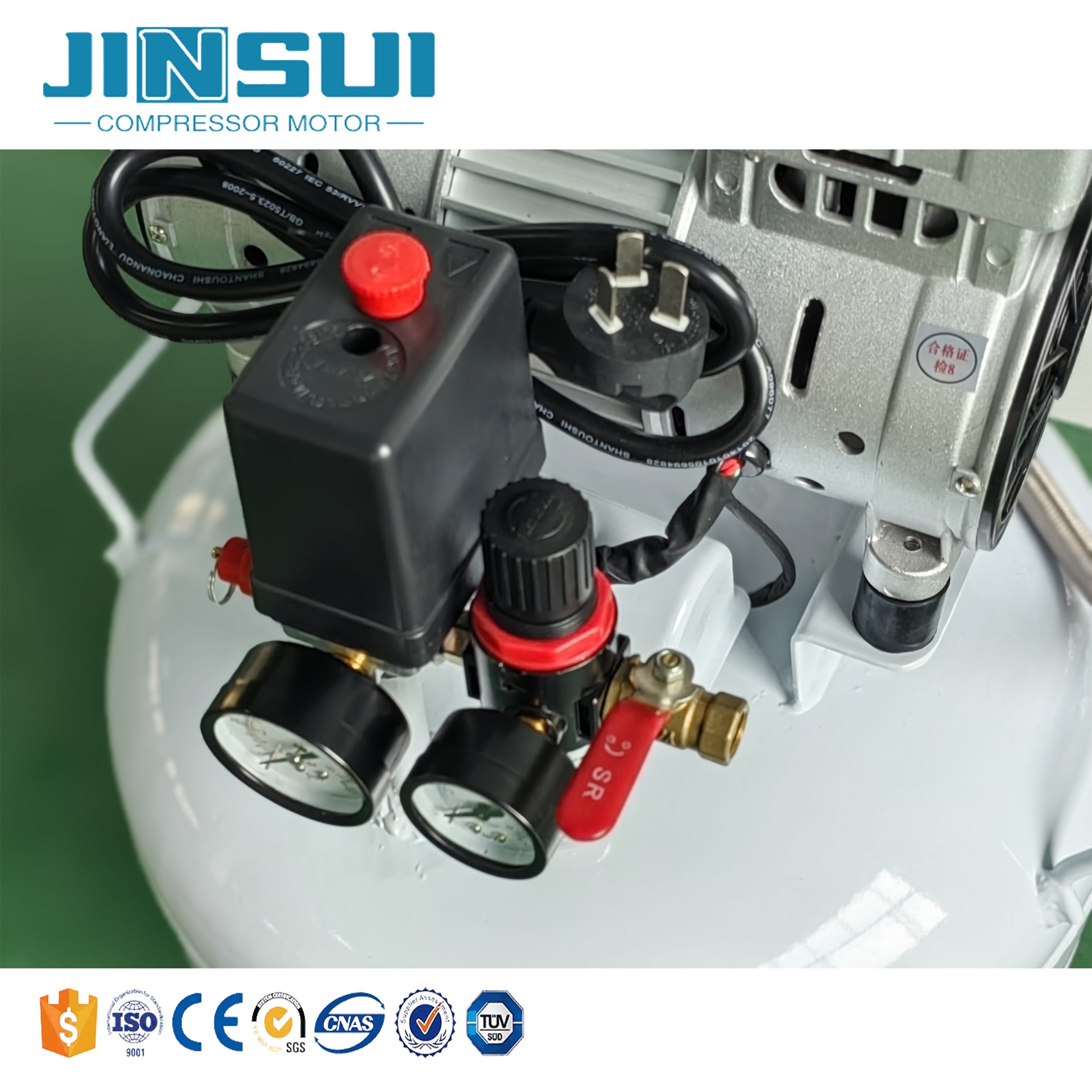 Professional Silent Compressor Portable 750W 1HP Dental Air Compressor With 35L Tank
