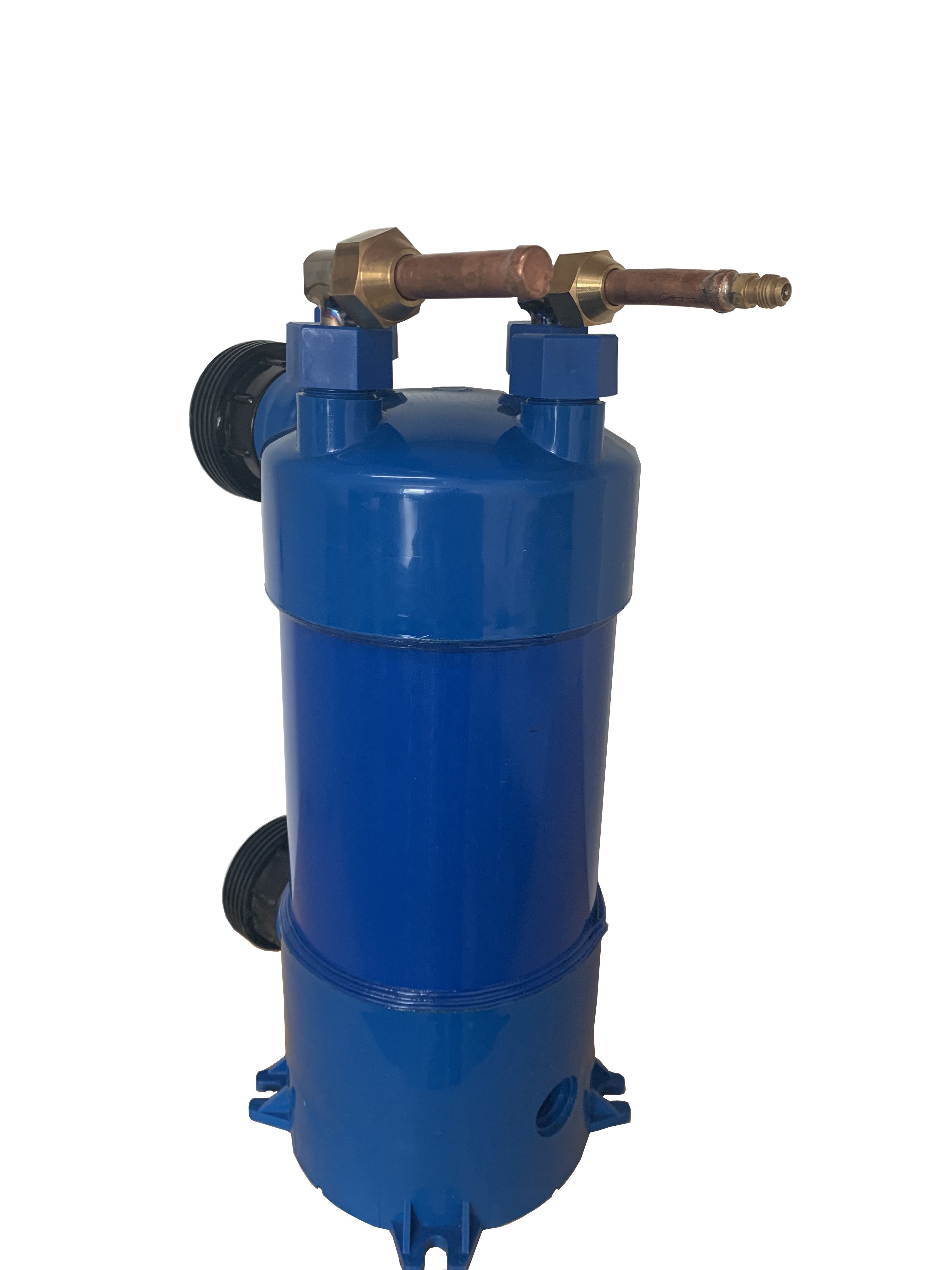 PVC Shell Titanium Spiral Tube Coil Heat Exchanger Condenser Evaporator for Swimming Pool Heat Pump Heater